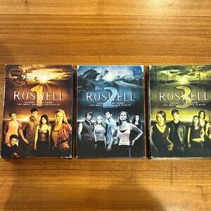 Roswell DVD Box Set Trio - Orange, Blue, Green Covers